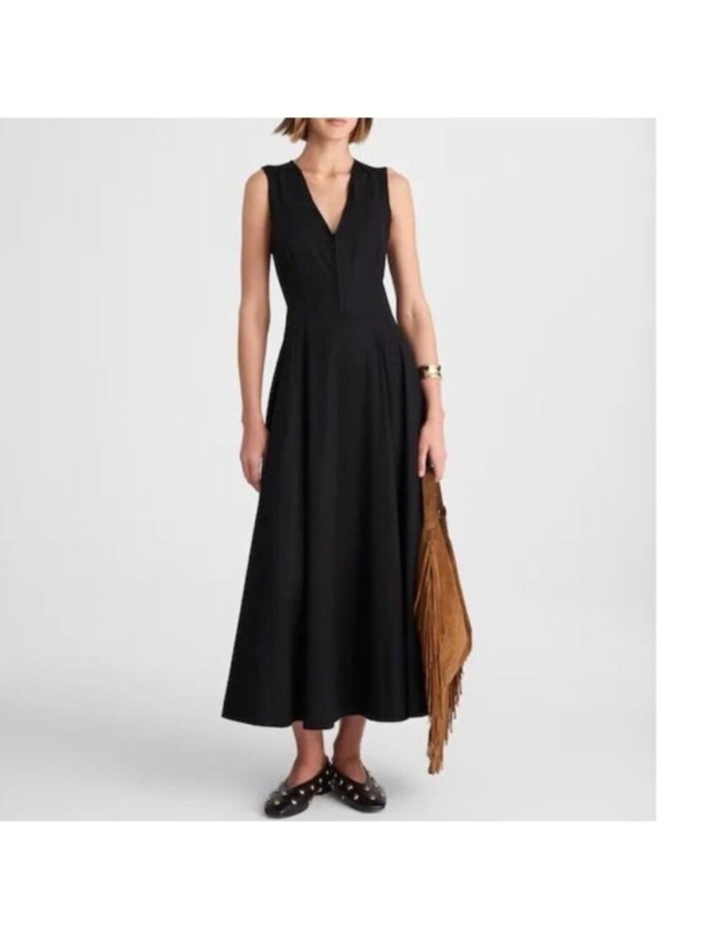 Elegant Black Sleeveless Dress